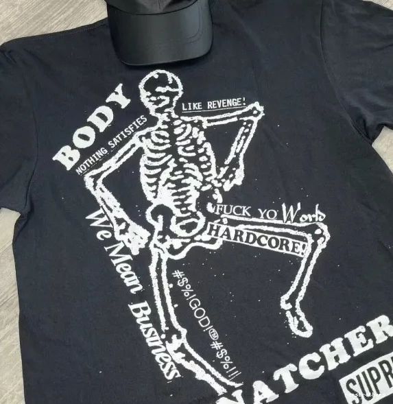 TEE M XL SNATCHERS S Back Print SS23 BODY Black L Skull White and 0530